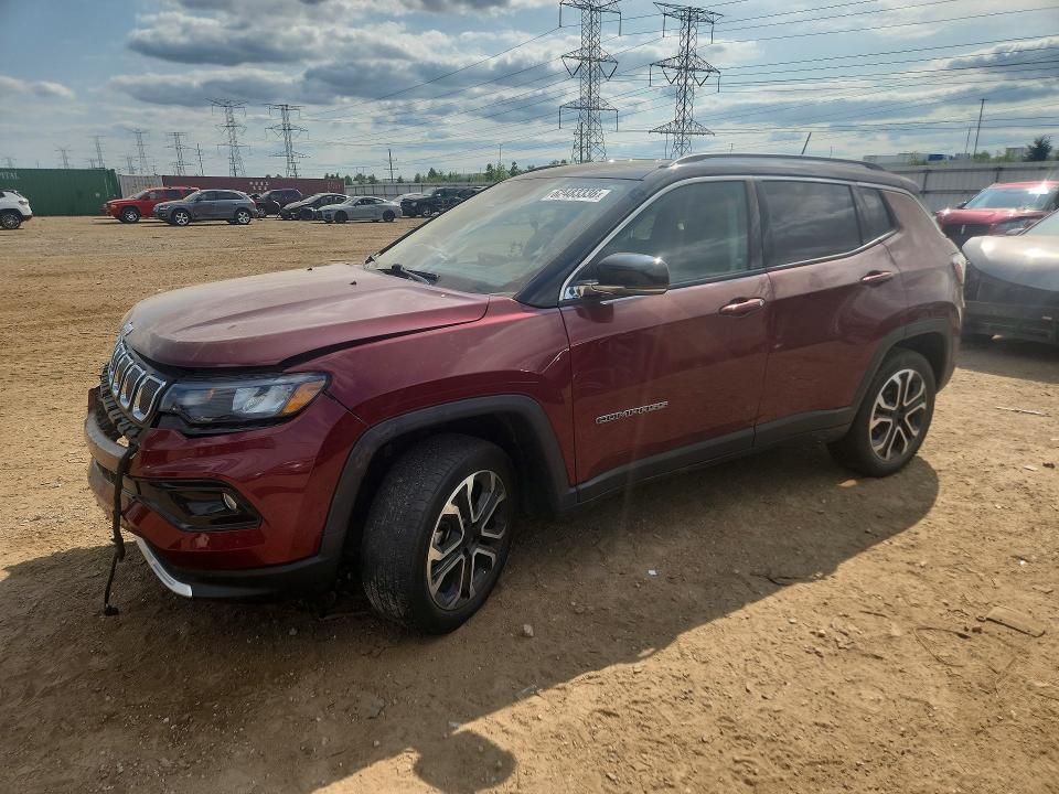 JEEP COMPASS 2022 with VIN 3C4NJDCB7NT150074 - Photo from auction