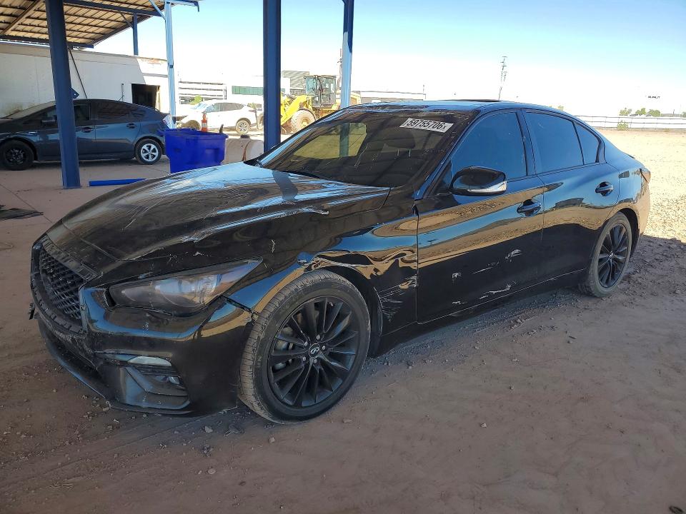 INFINITI Q50 2018 with VIN JN1EV7AP3JM358458 - Photo from auction