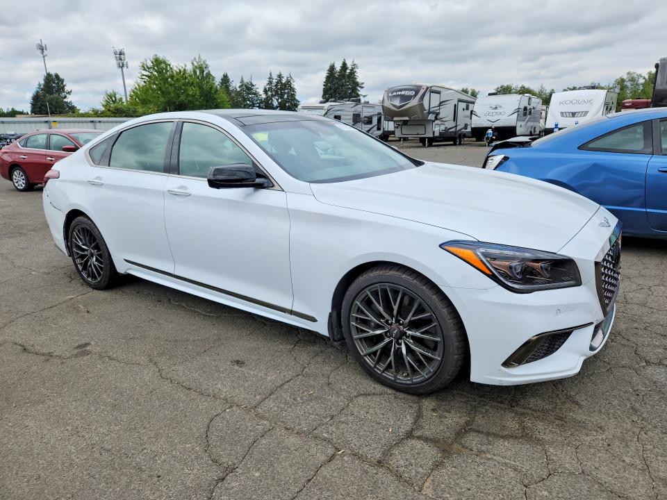 Photo 4 from auction – 2018 GENESIS G80 with VIN KMHGN4JB1JU222835