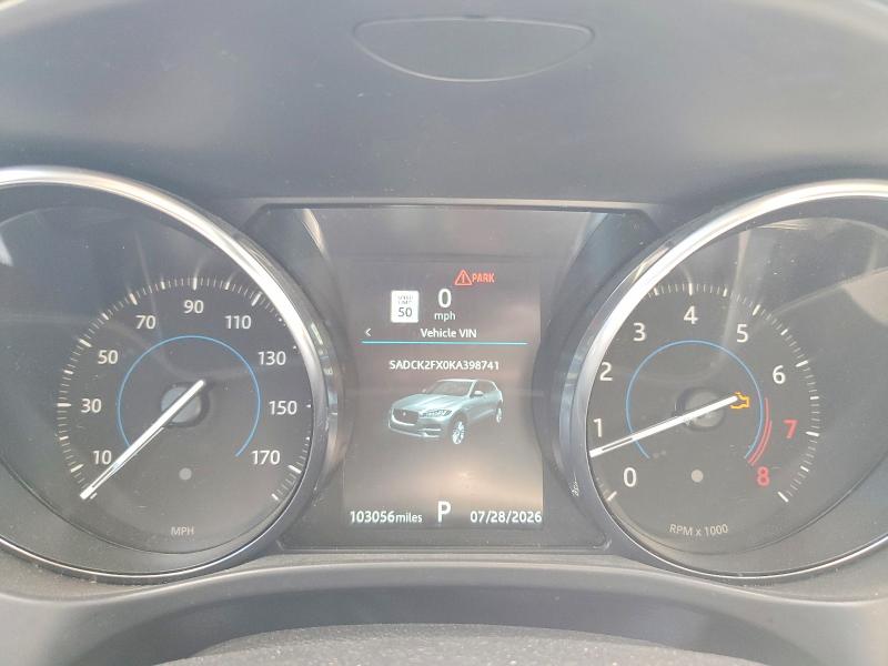 Photo 9 from auction – 2019 JAGUAR F-PACE with VIN SADCK2FX0KA398741