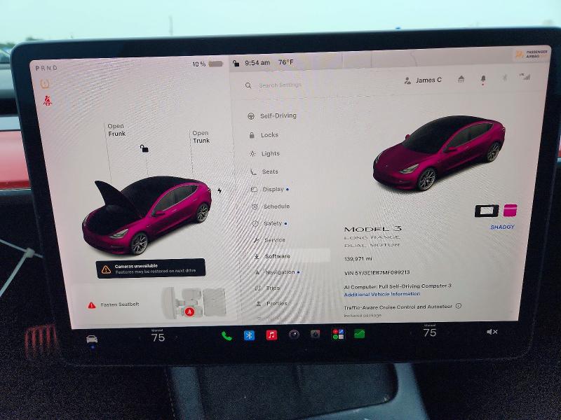 Photo 9 from auction – 2021 TESLA MODEL 3 with VIN 5YJ3E1EB7MF099213