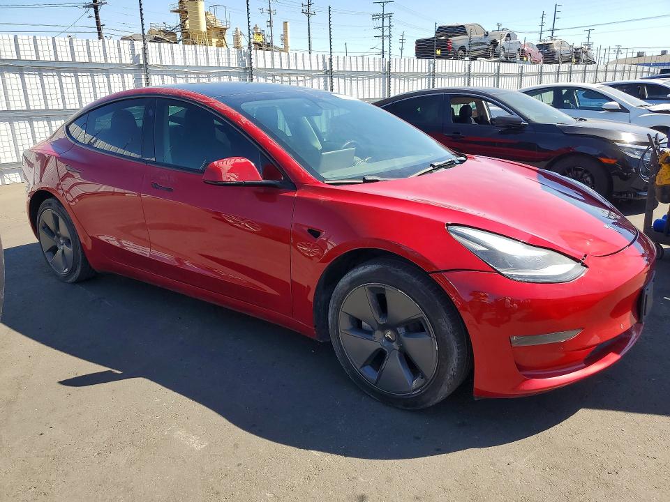 Photo 4 from auction – 2022 TESLA MODEL 3 with VIN 5YJ3E1EB1NF273763