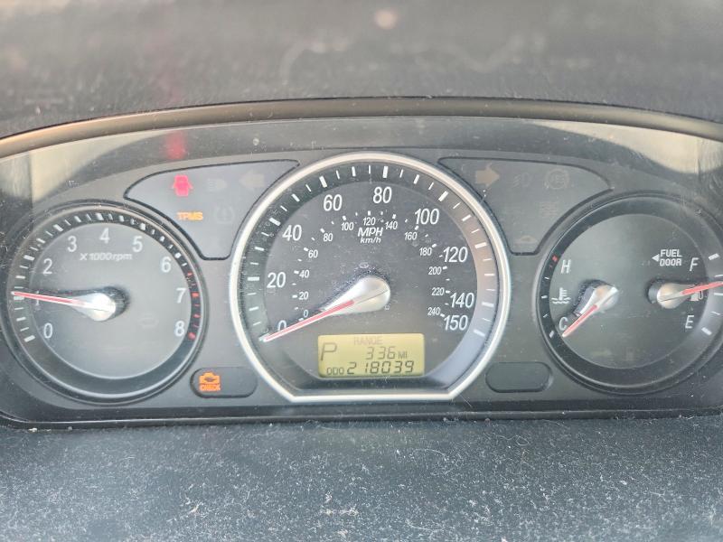 Photo 9 from auction – 2008 HYUNDAI SONATA with VIN 5NPET46C78H368874