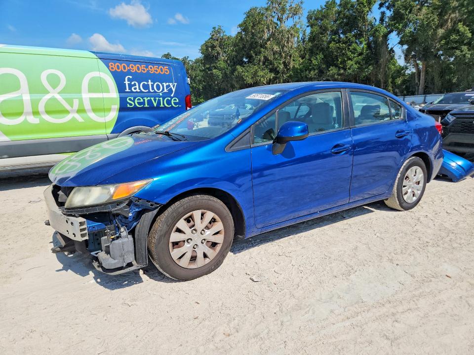 HONDA CIVIC 2012 with VIN 2HGFB2F59CH506124 - Photo from auction