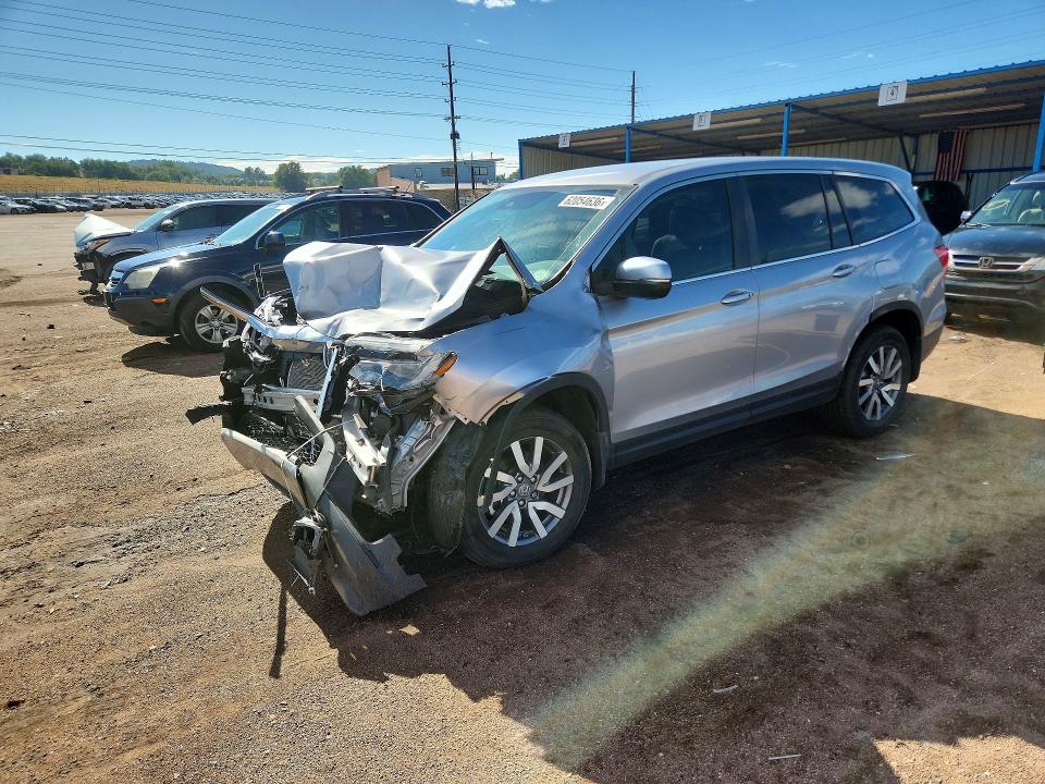 HONDA PILOT 2021 with VIN 5FNYF6H31MB031008 - Photo from auction