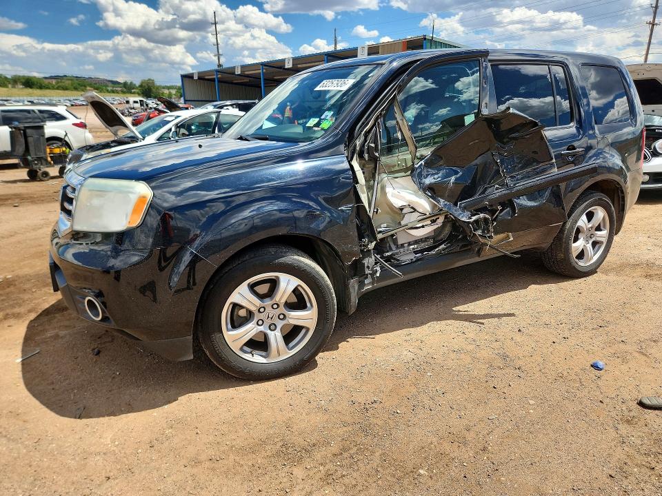 HONDA PILOT 2013 with VIN 5FNYF4H54DB032546 - Photo from auction
