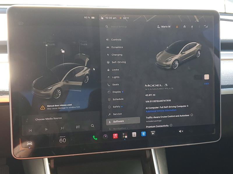 Photo 9 from auction – 2019 TESLA MODEL 3 with VIN 5YJ3E1EA4KF417616