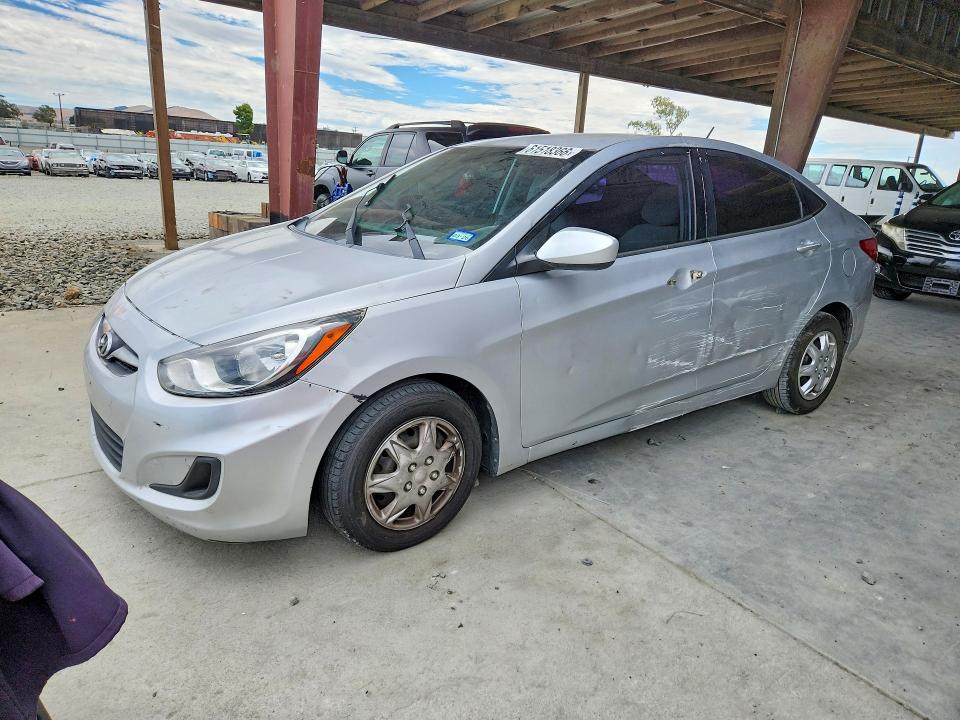 HYUNDAI ACCENT 2013 with VIN KMHCT4AE5DU501837 - Photo from auction