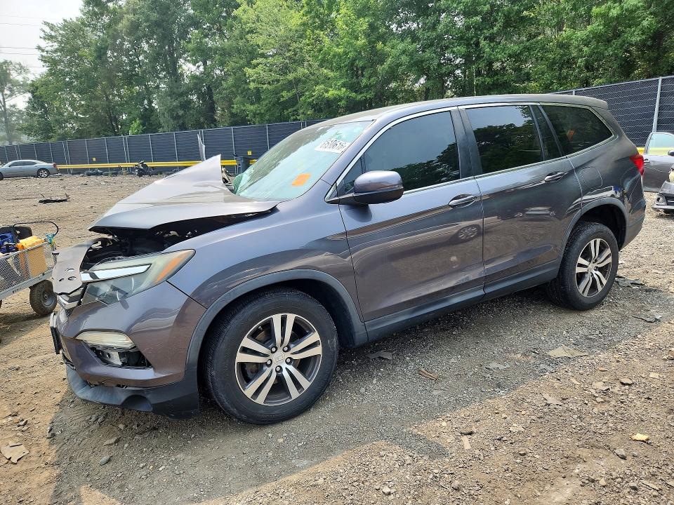 HONDA PILOT 2017 with VIN 5FNYF6H38HB021999 - Photo from auction