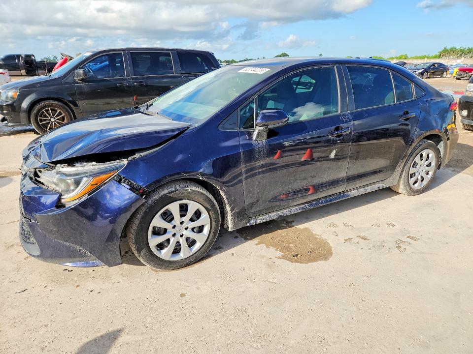 TOYOTA COROLLA 2022 with VIN 5YFEPMAE1NP314739 - Photo from auction