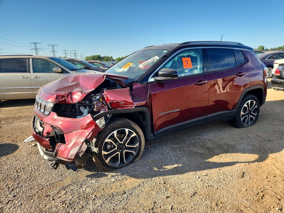 JEEP COMPASS 2022 with VIN 3C4NJDCB6NT154309 - Photo from auction