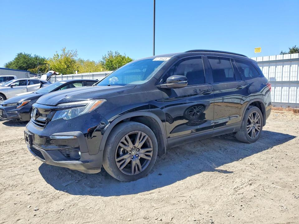 HONDA PILOT 2022 with VIN 5FNYF5H39NB032256 - Photo from auction