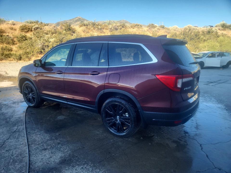 Photo 2 from auction – 2022 HONDA PILOT with VIN 5FNYF6H25NB009070