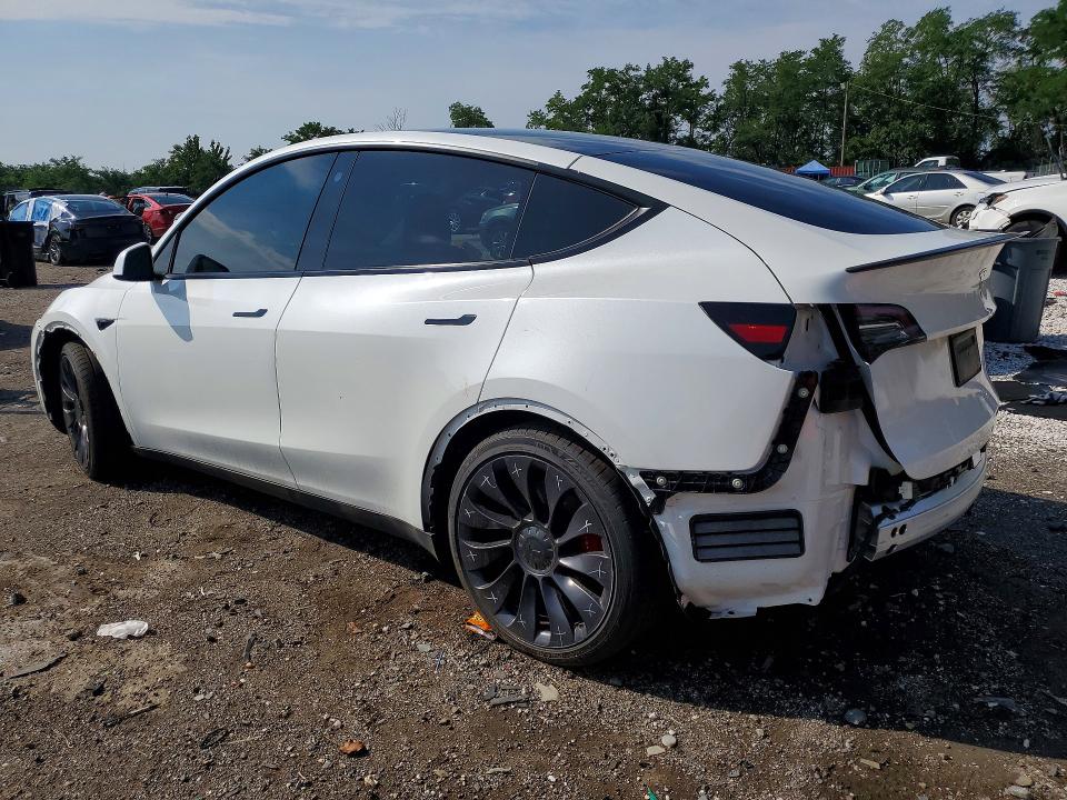 Photo 2 from auction – 2021 TESLA MODEL Y with VIN 5YJYGDEF4MF261139
