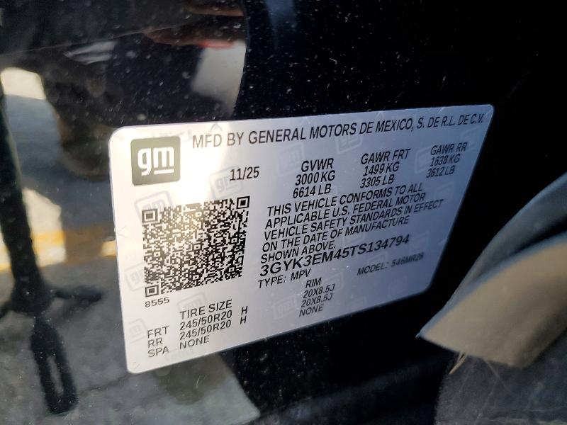 Photo 14 from auction – 2026 CADILLAC OPTIQ with VIN 3GYK3EM45TS134794