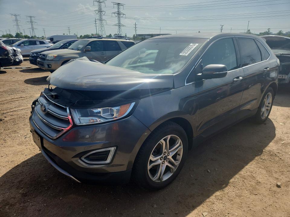 FORD EDGE 2017 with VIN 2FMPK3K95HBB20680 - Photo from auction