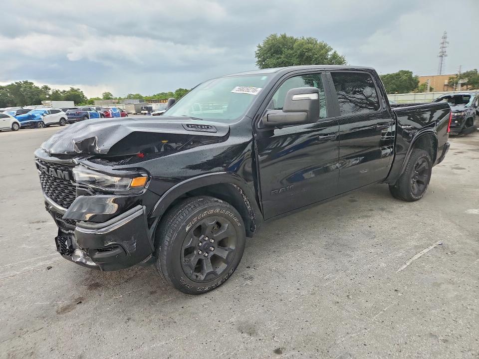 Photo 1 from auction – 2025 RAM 1500 with VIN 1C6SRFFP1SN699383