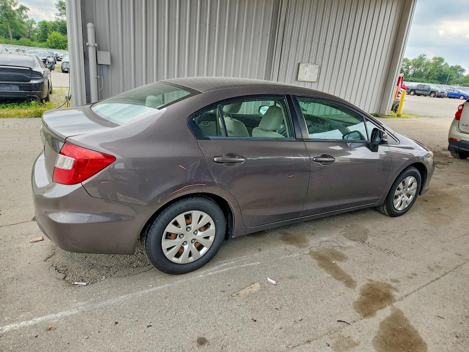 Photo 3 from auction – 2012 HONDA CIVIC with VIN 19XFB2F51CE004816