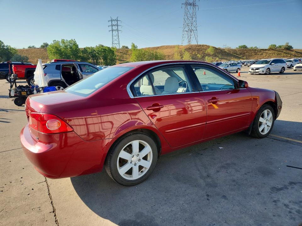 Photo 3 from auction – 2008 KIA OPTIMA with VIN KNAGE123385239275