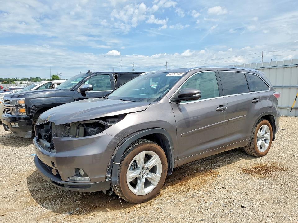 TOYOTA HIGHLANDER 2016 with VIN 5TDDKRFH4GS248529 - Photo from auction