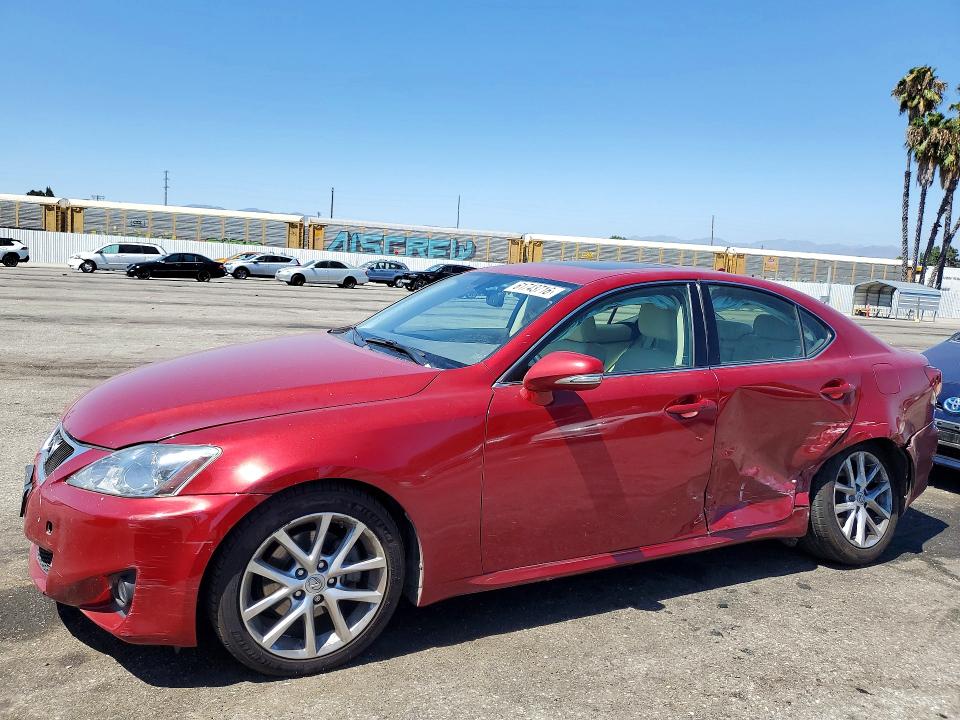 LEXUS IS 250 2012 with VIN JTHBF5C20C5182726 - Photo from auction