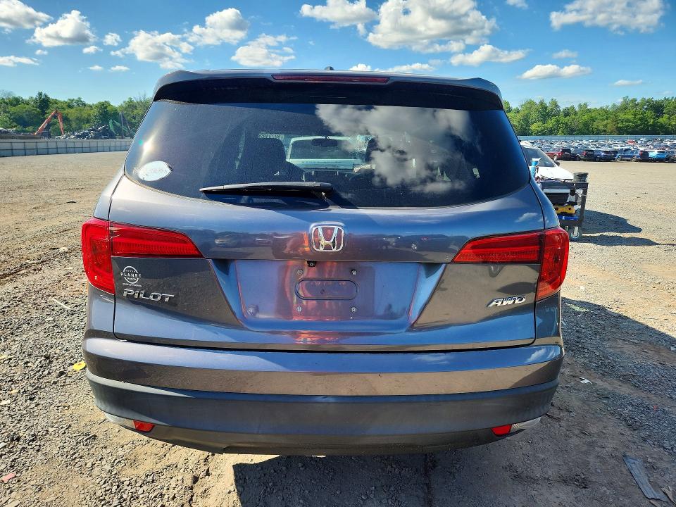 Photo 6 from auction – 2017 HONDA PILOT with VIN 5FNYF6H78HB016286