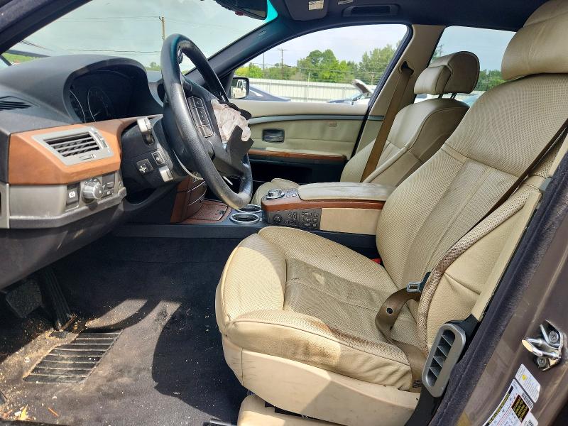 Photo 7 from auction – 2008 BMW 750 with VIN WBAHN83568DT82921