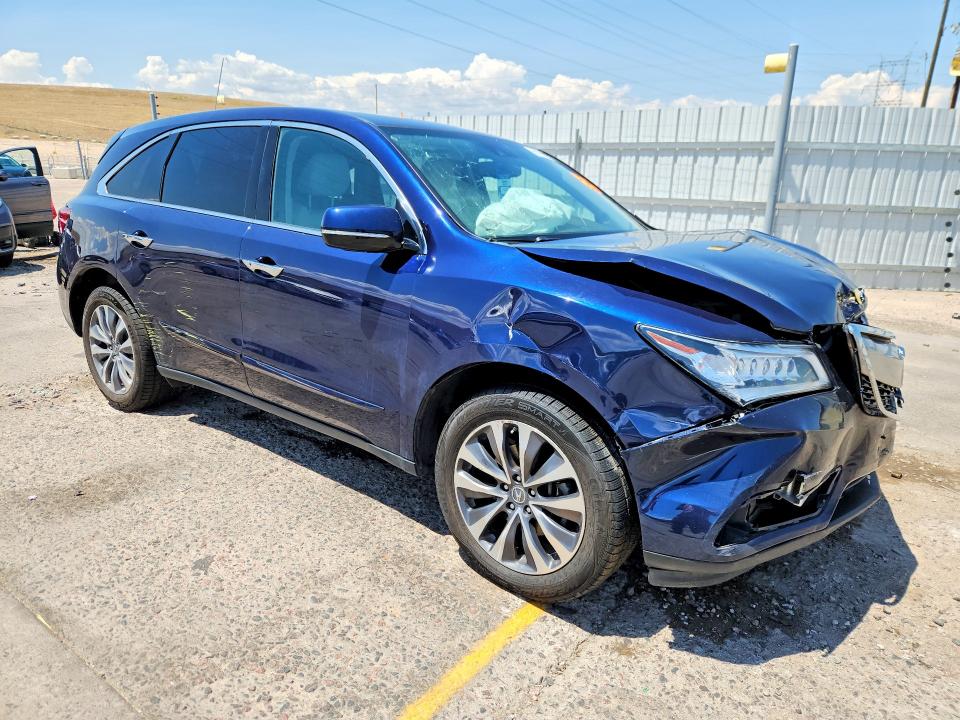 Photo 4 from auction – 2014 ACURA MDX with VIN 5FRYD4H41EB040505