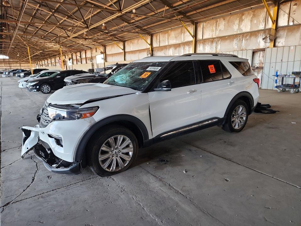 FORD EXPLORER 2022 with VIN 1FMSK8FH1NGB36467 - Photo from auction