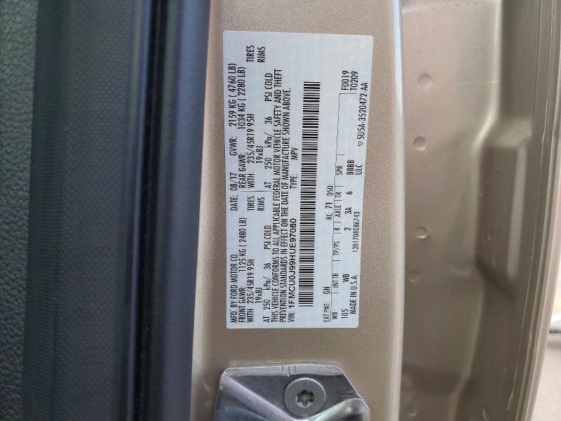 Photo 14 from auction – 2017 FORD ESCAPE with VIN 1FMCU0J99HUE97080