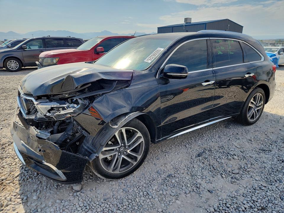 ACURA MDX 2017 with VIN 5FRYD4H86HB019902 - Photo from auction