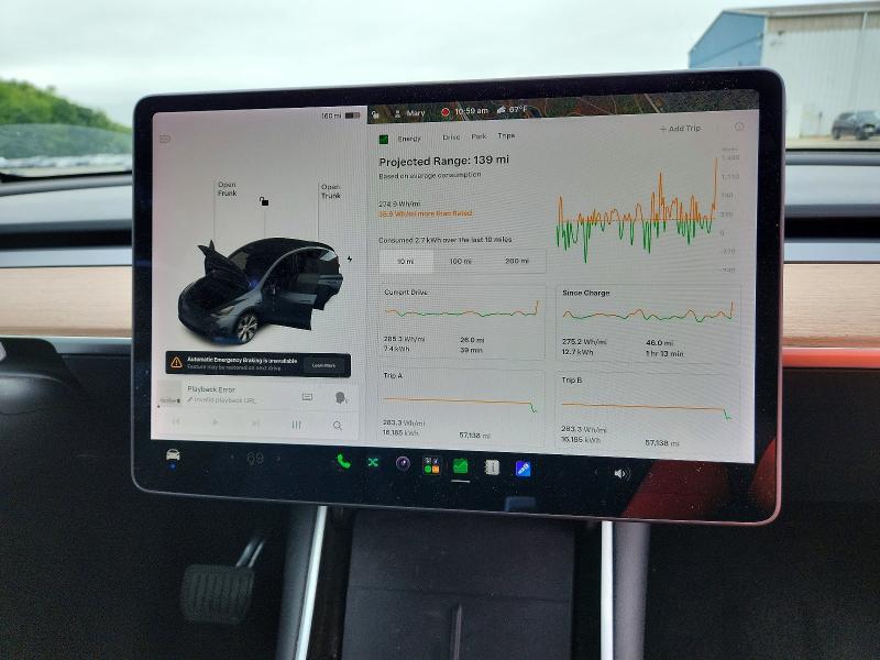 Photo 9 from auction – 2020 TESLA MODEL Y with VIN 5YJYGDEE8LF031593