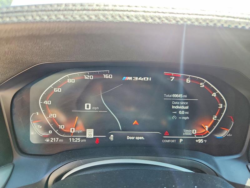 Photo 9 from auction – 2021 BMW M340XI with VIN 3MW5U9J0XM8B61011