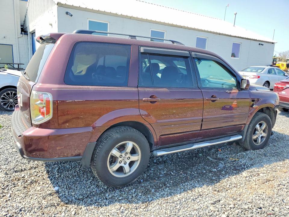 Photo 3 from auction – 2007 HONDA PILOT with VIN 2HKYF18667H526081