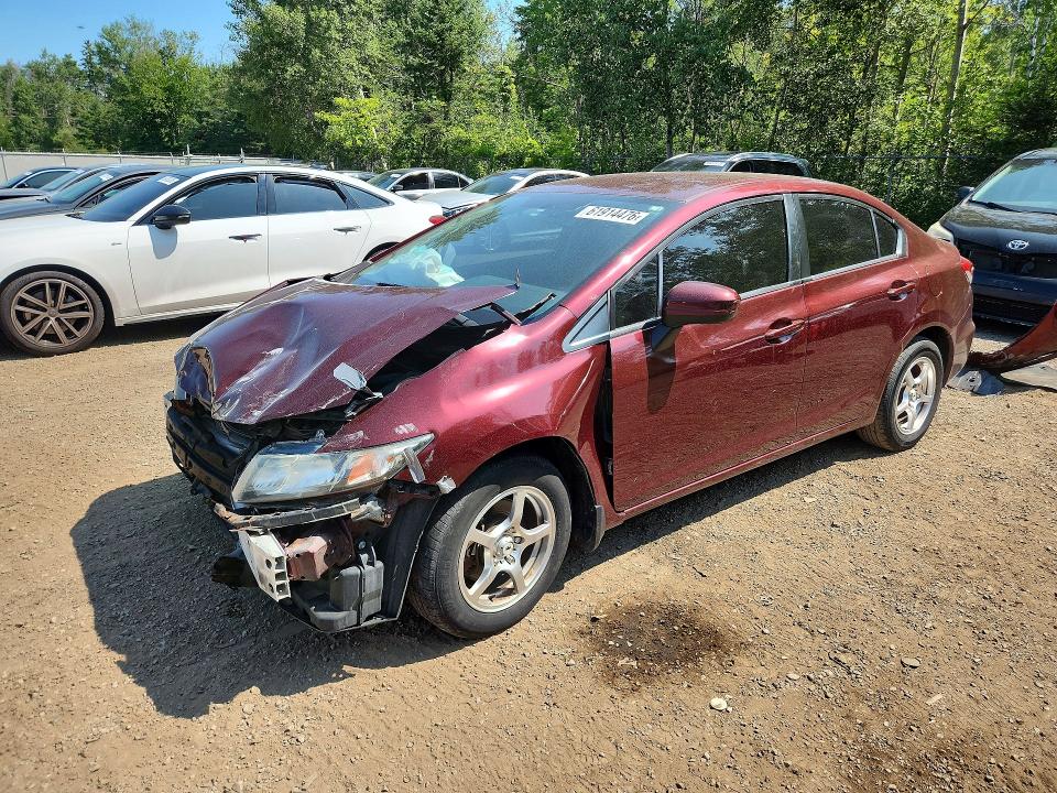 HONDA CIVIC 2015 with VIN 2HGFB2F41FH008818 - Photo from auction