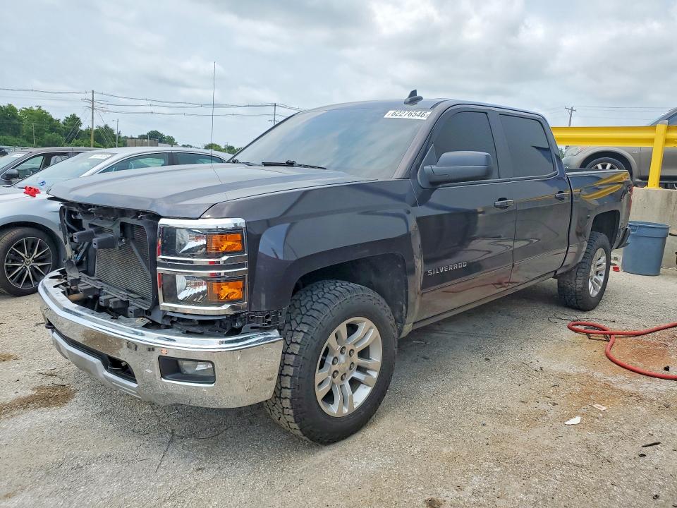 CHEVROLET SILVERADO 2015 with VIN 3GCUKRECXFG489692 - Photo from auction