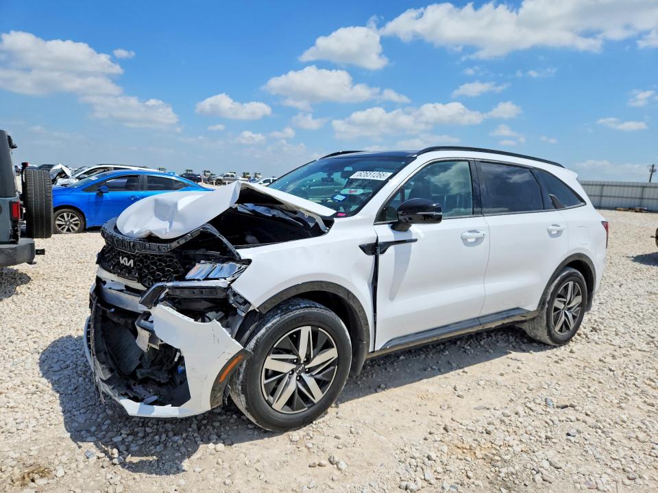 KIA SORENTO 2023 with VIN 5XYRL4LC9PG206420 - Photo from auction