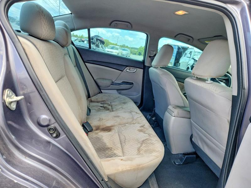 Photo 10 from auction – 2014 HONDA CIVIC with VIN 19XFB2F55EE070515