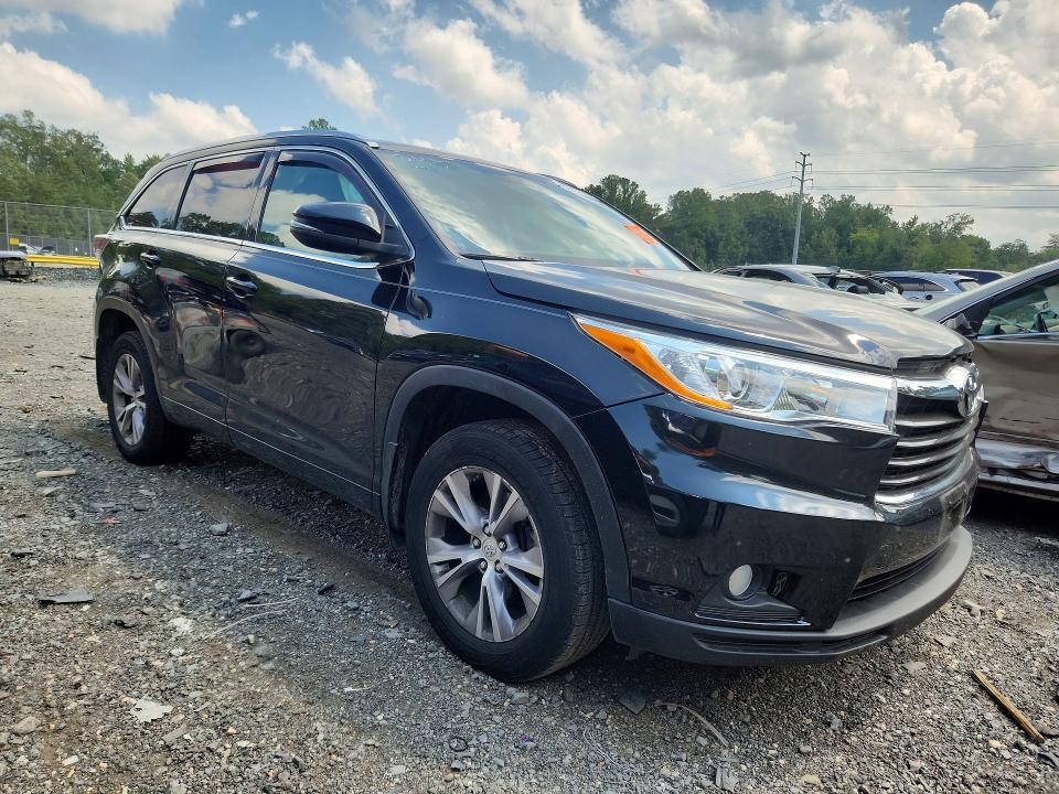 Photo 4 from auction – 2015 TOYOTA HIGHLANDER with VIN 5TDJKRFH2FS219046