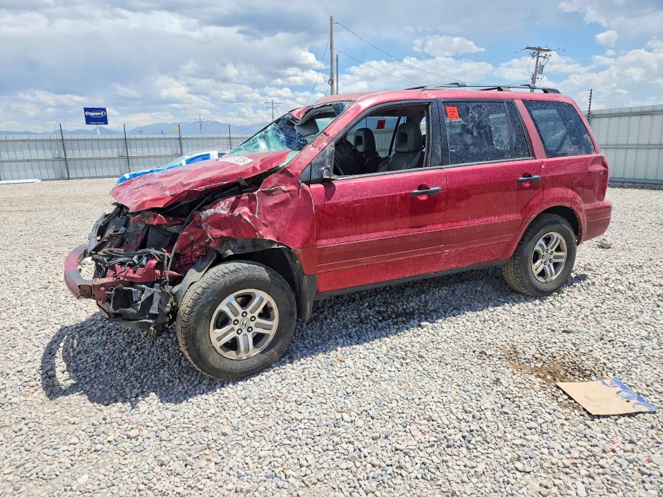 HONDA PILOT 2003 with VIN 2HKYF18583H563487 - Photo from auction