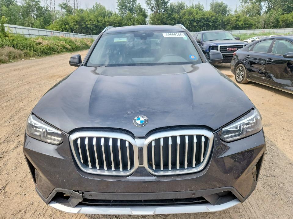 Photo 5 from auction – 2022 BMW X3 with VIN 5UX53DP09N9M04992