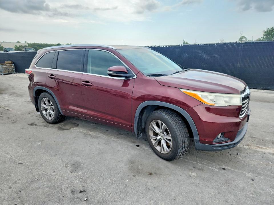 Photo 4 from auction – 2014 TOYOTA HIGHLANDER with VIN 5TDJKRFH5ES065754
