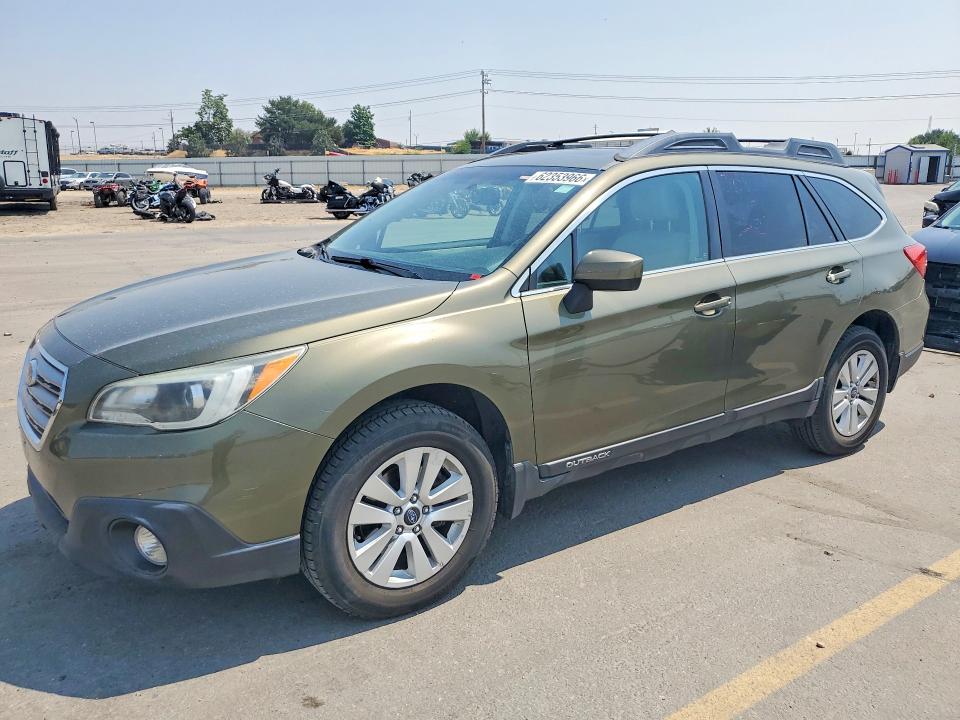 SUBARU OUTBACK 2015 with VIN 4S4BSADCXF3240799 - Photo from auction