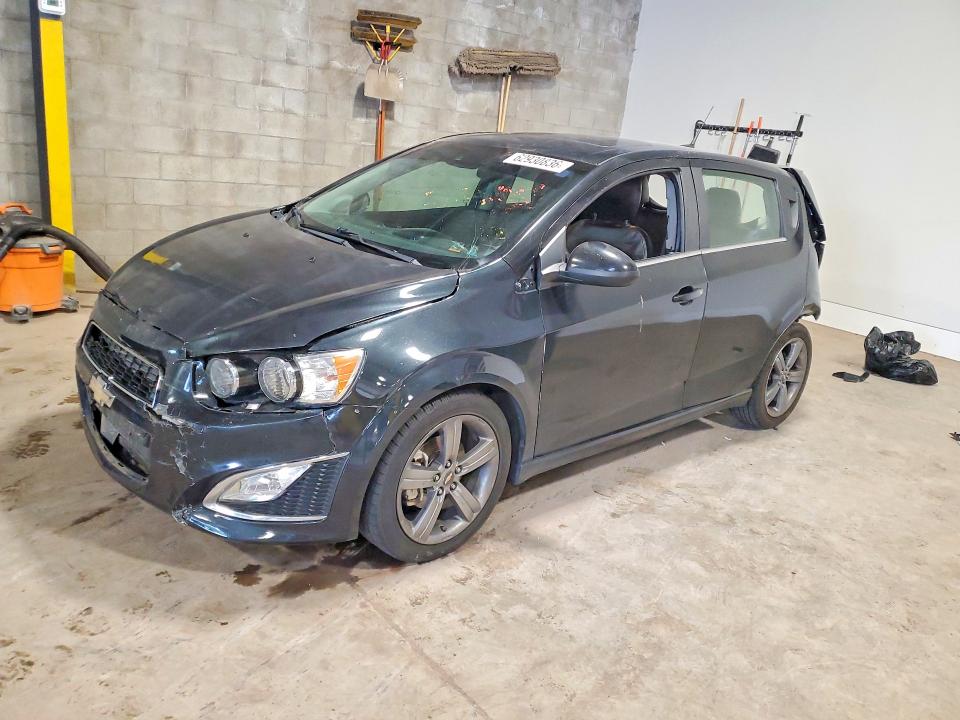 CHEVROLET SONIC 2014 with VIN 1G1JG6SB8E4154496 - Photo from auction