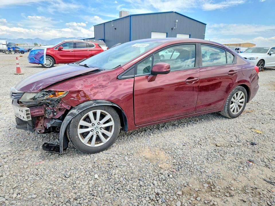 HONDA CIVIC 2012 with VIN 2HGFB2F92CH505481 - Photo from auction
