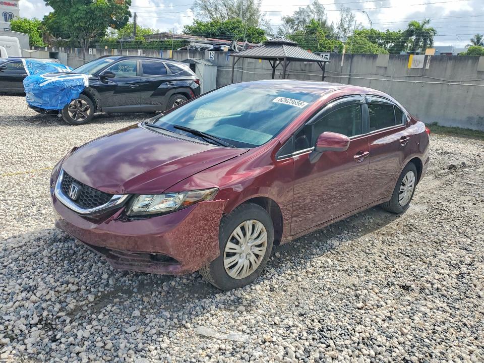HONDA CIVIC 2014 with VIN 2HGFB2F59EH560042 - Photo from auction