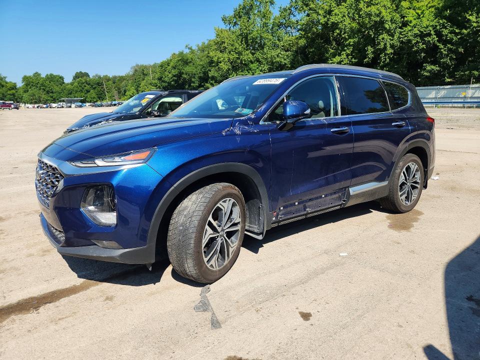 HYUNDAI SANTA FE 2020 with VIN 5NMS3CAA4LH200781 - Photo from auction