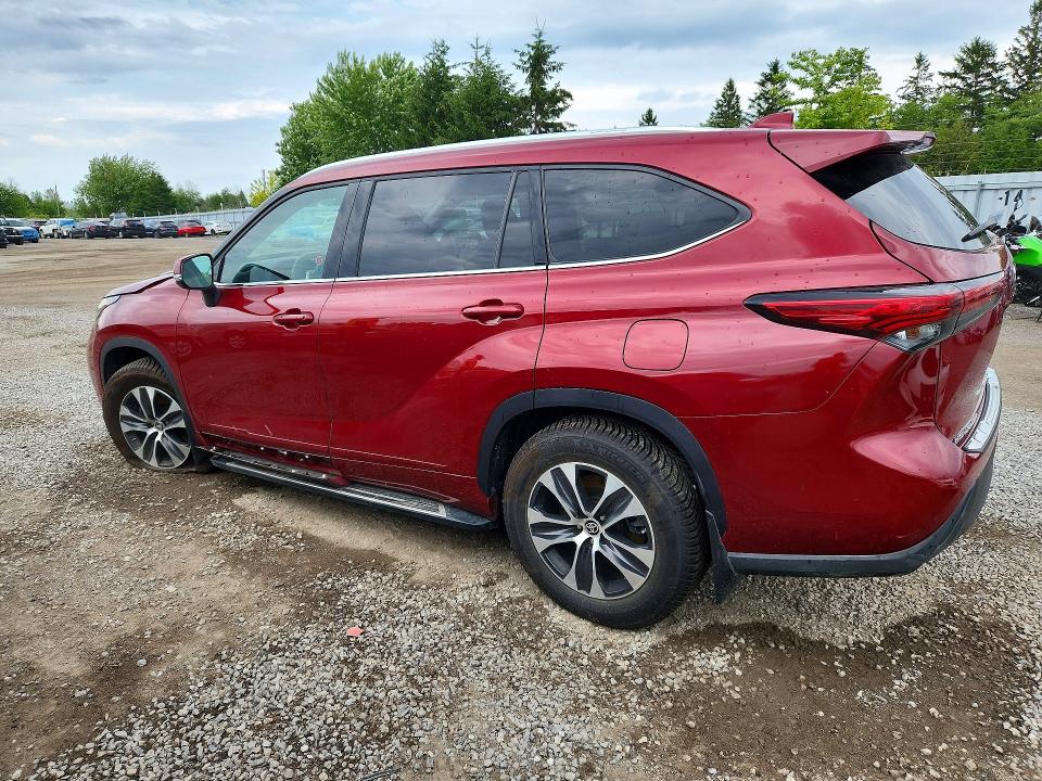 Photo 2 from auction – 2020 TOYOTA HIGHLANDER with VIN 5TDGZRBH0LS523029