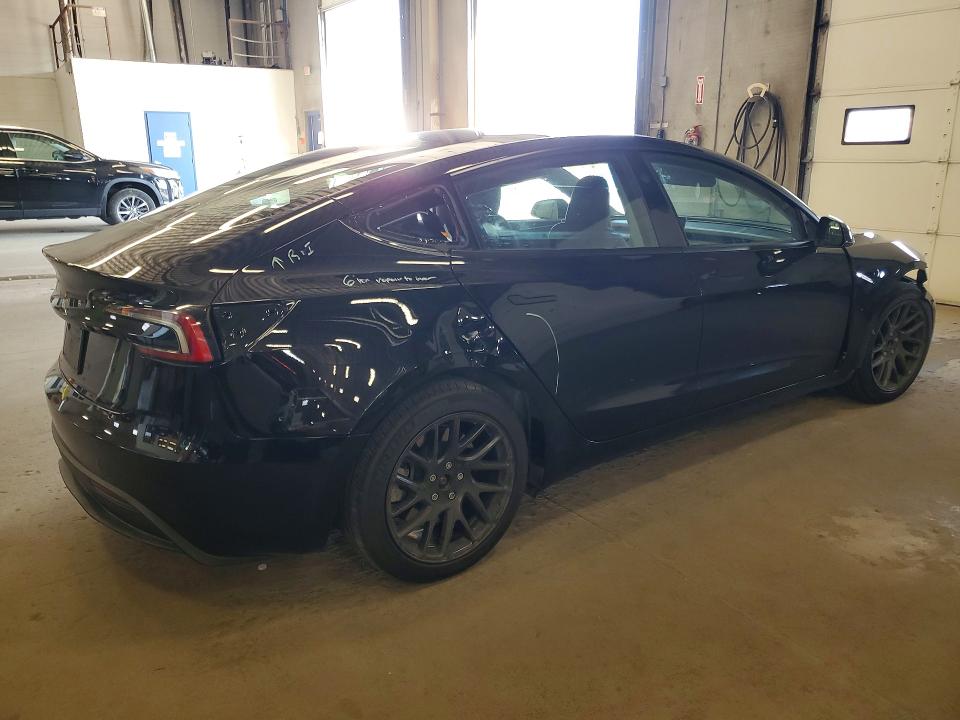 Photo 3 from auction – 2025 TESLA MODEL 3 with VIN 5YJ3E1EA6SF005732