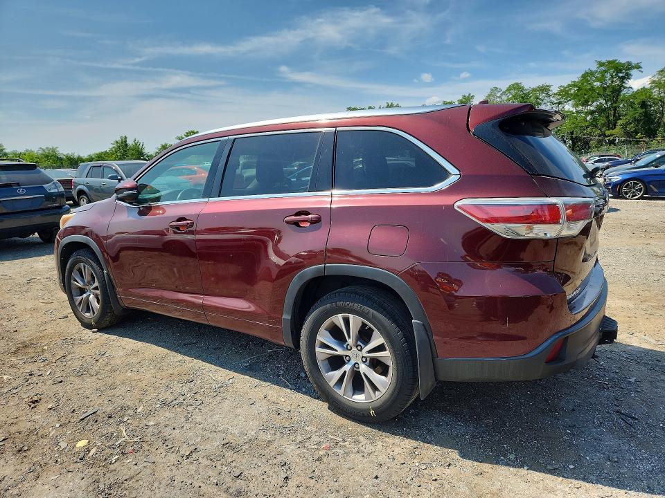 صورة رقم 2 من المزاد - 2015 TOYOTA HIGHLANDER مع VIN 5TDJKRFH7FS082072